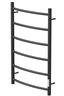 Полотенцесушитель электрический Point Афина PN04858B 50x80см чёрный матовый